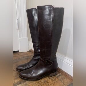 Aquatalia Rich Chocolate Brown Real Leather Boots